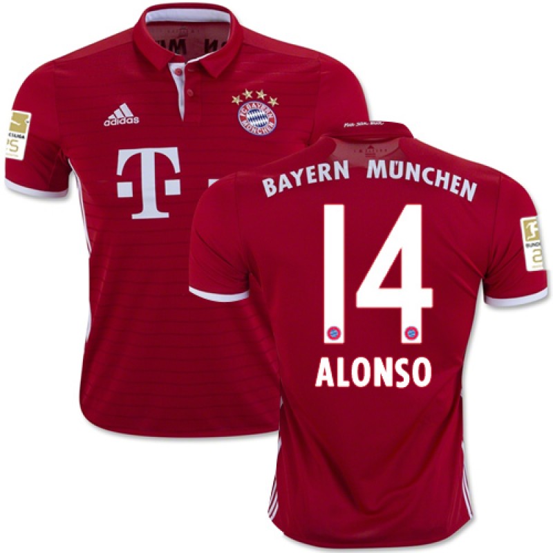 Bayern Munich #14 Xabi Alonso Authentic 