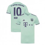Bayern Munich 2018/19 Away #10 Arjen Robben Light Green Replica Jersey