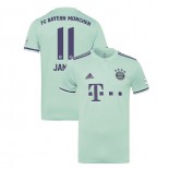 Bayern Munich 2018/19 Away #11 James Rodriguez Light Green Authentic Jersey Jersey