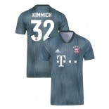 Bayern Munich 2018/19 Third #32 Joshua Kimmich Gray/Blue Authentic Jersey Jersey