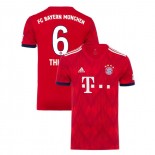 Bayern Munich 2018/19 Home #6 Thiago Red Authentic Jersey Jersey