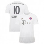 2019-20 Bayern Munich Stadium #10 Philippe Coutinho White Away Replica Jersey