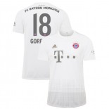 2019-20 Bayern Munich #18 Leon Goretzka White Away Replica Jersey