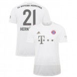 2019-20 Bayern Munich #21 Lucas Hernandez White Away Replica Jersey
