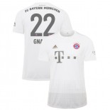 2019-20 Bayern Munich #22 Serge Gnabry White Away Authenitc Jersey