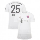 2019-20 Bayern Munich #25 Thomas Muller White Away Replica Jersey