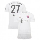 2019-20 Bayern Munich #27 David Alaba White Away Replica Jersey