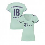 Women's Bayern Munich 2018/19 Away #18 Leon Goretzka Light Green Authentic Jersey Jersey