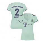 Women's Bayern Munich 2018/19 Away #2 Sandro Wagner Light Green Replica Jersey