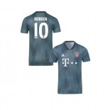 Youth Bayern Munich 2018/19 Third #10 Arjen Robben Gray/Blue Authentic Jersey Jersey