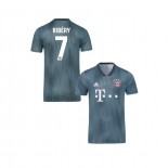 Youth Bayern Munich 2018/19 Third #7 Franck Ribery Gray/Blue Authentic Jersey Jersey