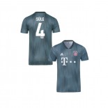 Youth Bayern Munich 2018/19 Third #4 Niklas Sule Gray/Blue Replica Jersey