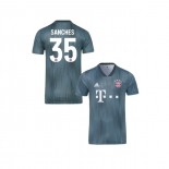 Youth Bayern Munich 2018/19 Third #35 Renato Sanches Gray/Blue Replica Jersey