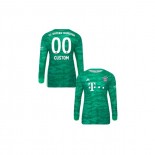 KID'S 2019-20 Bayern Munich Goalkeeper #00 Custom Green Home Authenitc Jersey
