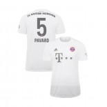KID'S Bayern Munich 2019-20 Away #5 Benjamin Pavard White Replica Jersey