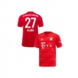 KID'S Bayern Munich 2019-20 Home #27 David Alaba Red Replica Jersey
