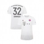 KID'S Bayern Munich 2019-20 Away #32 Joshua Kimmich White Authenitc Jersey