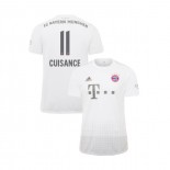KID'S Bayern Munich 2019-20 Away Stadium #11 Mickael Cuisance White Replica Jersey