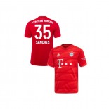 KID'S Bayern Munich 2019-20 Home #35 Renato Sanches Red Replica Jersey