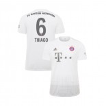 KID'S Bayern Munich 2019-20 Away #6 Thiago White Authenitc Jersey