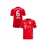 KID'S Bayern Munich 2019-20 Home #6 Thiago Red Authenitc Jersey