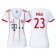Women - Arturo Vidal #23 Bayern Munich 2017/18 White Champions League Third Replica Shirt