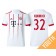 Youth - Joshua Kimmich #32 Bayern Munich 2017/18 White Champions League Third Replica Shirt