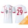 Youth - Kingsley Coman #29 Bayern Munich 2017/18 White Champions League Third Authentic Shirt