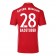2016-2017 Bayern Munich Holger Badstuber #28 Home Soccer Jersey -  BUNDESLIGA Football Shirt 16/17 Online Sale Size XS|S|M|L|XL