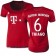 15/16 Germany FC Bayern Munchen Shirt - #6 Women's Thiago Alcantara Authentic Red Home Soccer Jersey - Football Shirt Online Sale Size XS|S|M|L|XL