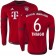 15/16 Germany FC Bayern Munchen Shirt - #6 Thiago Alcantara Replica Red Home Soccer Jersey - Football Shirt Online Sale Size XS|S|M|L|XL