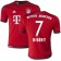 15/16 Germany FC Bayern Munchen Shirt - #7 Youth Franck Ribery Replica Red Home Soccer Jersey - Football Shirt Online Sale Size XS|S|M|L|XL