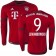 15/16 Germany FC Bayern Munchen Shirt - #9 Robert Lewandowski Replica Red Home Soccer Jersey - Football Shirt Online Sale Size XS|S|M|L|XL