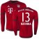 15/16 Germany FC Bayern Munchen Shirt - #13 Rafinha Authentic Red Home Soccer Jersey - Football Shirt Online Sale Size XS|S|M|L|XL