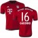 15/16 Germany FC Bayern Munchen Shirt - #16 Gianluca Gaudino Replica Red Home Soccer Jersey - Football Shirt Online Sale Size XS|S|M|L|XL