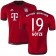 15/16 Germany FC Bayern Munchen Shirt - #19 Mario Gotze Authentic Red Home Soccer Jersey - Football Shirt Online Sale Size XS|S|M|L|XL