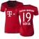 15/16 Germany FC Bayern Munchen Shirt - #19 Women's Mario Gotze Authentic Red Home Soccer Jersey - Football Shirt Online Sale Size XS|S|M|L|XL