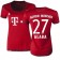 15/16 Germany FC Bayern Munchen Shirt - #27 Women's David Alaba Replica Red Home Soccer Jersey - Football Shirt Online Sale Size XS|S|M|L|XL