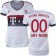 15/16 Germany FC Bayern Munchen Shirt - Women's Customized Replica White Away Soccer Jersey - Football Shirt Online Sale Size XS|S|M|L|XL