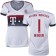 15/16 Germany FC Bayern Munchen Shirt - #1 Women's Manuel Neuer Replica White Away Soccer Jersey - Football Shirt Online Sale Size XS|S|M|L|XL