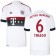 15/16 Germany FC Bayern Munchen Shirt - #6 Thiago Alcantara Replica White Away Soccer Jersey - Football Shirt Online Sale Size XS|S|M|L|XL