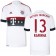 15/16 Germany FC Bayern Munchen Shirt - #13 Rafinha Authentic White Away Soccer Jersey - Football Shirt Online Sale Size XS|S|M|L|XL