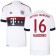 15/16 Germany FC Bayern Munchen Shirt - #16 Gianluca Gaudino Authentic White Away Soccer Jersey - Football Shirt Online Sale Size XS|S|M|L|XL