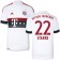15/16 Germany FC Bayern Munchen Shirt - #22 Youth Tom Starke Authentic White Away Soccer Jersey - Football Shirt Online Sale Size XS|S|M|L|XL