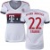 15/16 Germany FC Bayern Munchen Shirt - #22 Women's Tom Starke Authentic White Away Soccer Jersey - Football Shirt Online Sale Size XS|S|M|L|XL