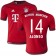 15/16 Germany FC Bayern Munchen Shirt - #14 Youth Xabi Alonso Replica Red Home Soccer Jersey - Football Shirt Online Sale Size XS|S|M|L|XL