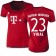 15/16 Germany FC Bayern Munchen Shirt - #23 Women's Arturo Vidal Authentic Red Home Soccer Jersey - Football Shirt Online Sale Size XS|S|M|L|XL