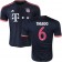 15/16 Germany FC Bayern Munchen Shirt - #6 Thiago Alcantara Replica Navy Third Soccer Jersey - Football Shirt Online Sale Size XS|S|M|L|XL