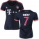 15/16 Germany FC Bayern Munchen Shirt - #7 Women's Franck Ribery Replica Navy Third Soccer Jersey - Football Shirt Online Sale Size XS|S|M|L|XL