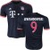 15/16 Germany FC Bayern Munchen Shirt - #9 Robert Lewandowski Replica Navy Third Soccer Jersey - Football Shirt Online Sale Size XS|S|M|L|XL